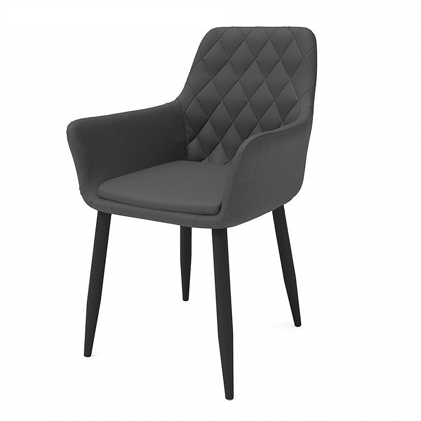 Удобный стул с подлокотниками, цвет серый (арт. М3366)