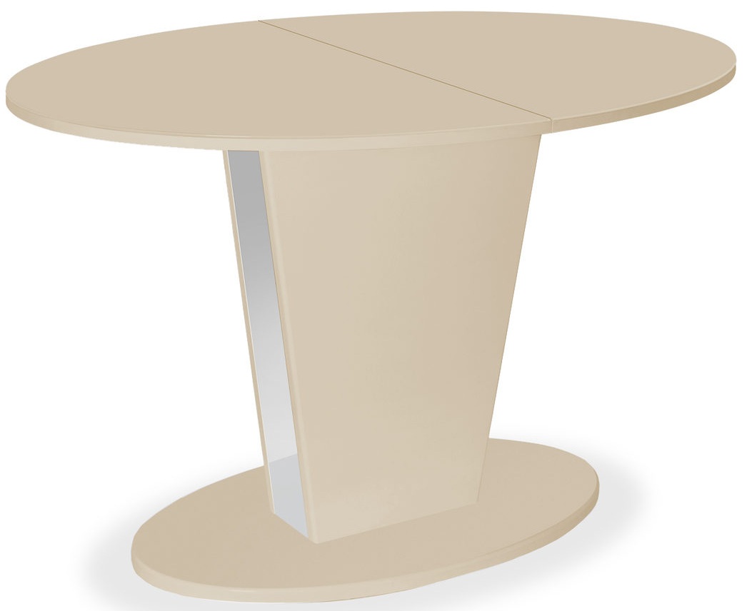 Стол Cosmo 120 Latte / Latte стеклянный раздвижной (арт. М4512)
