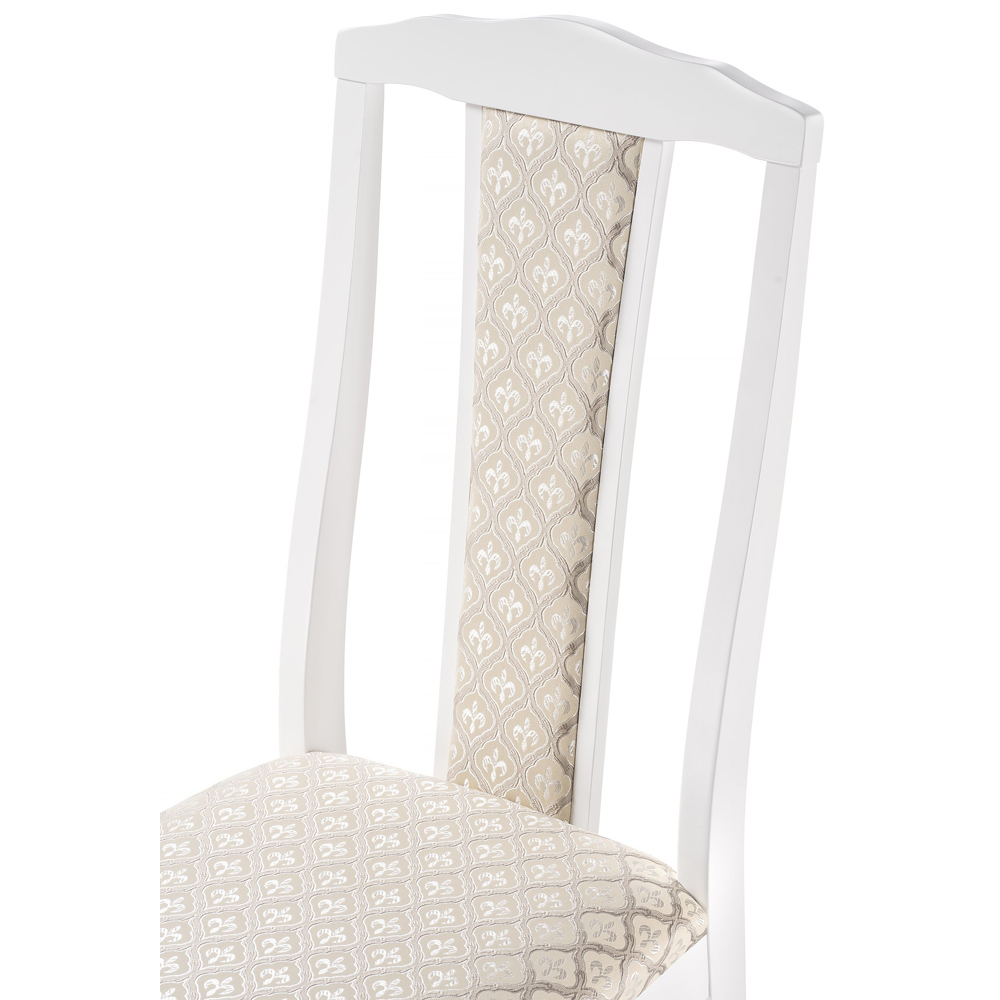 Классический деревянный стул для кухни белый (арт. М3629)