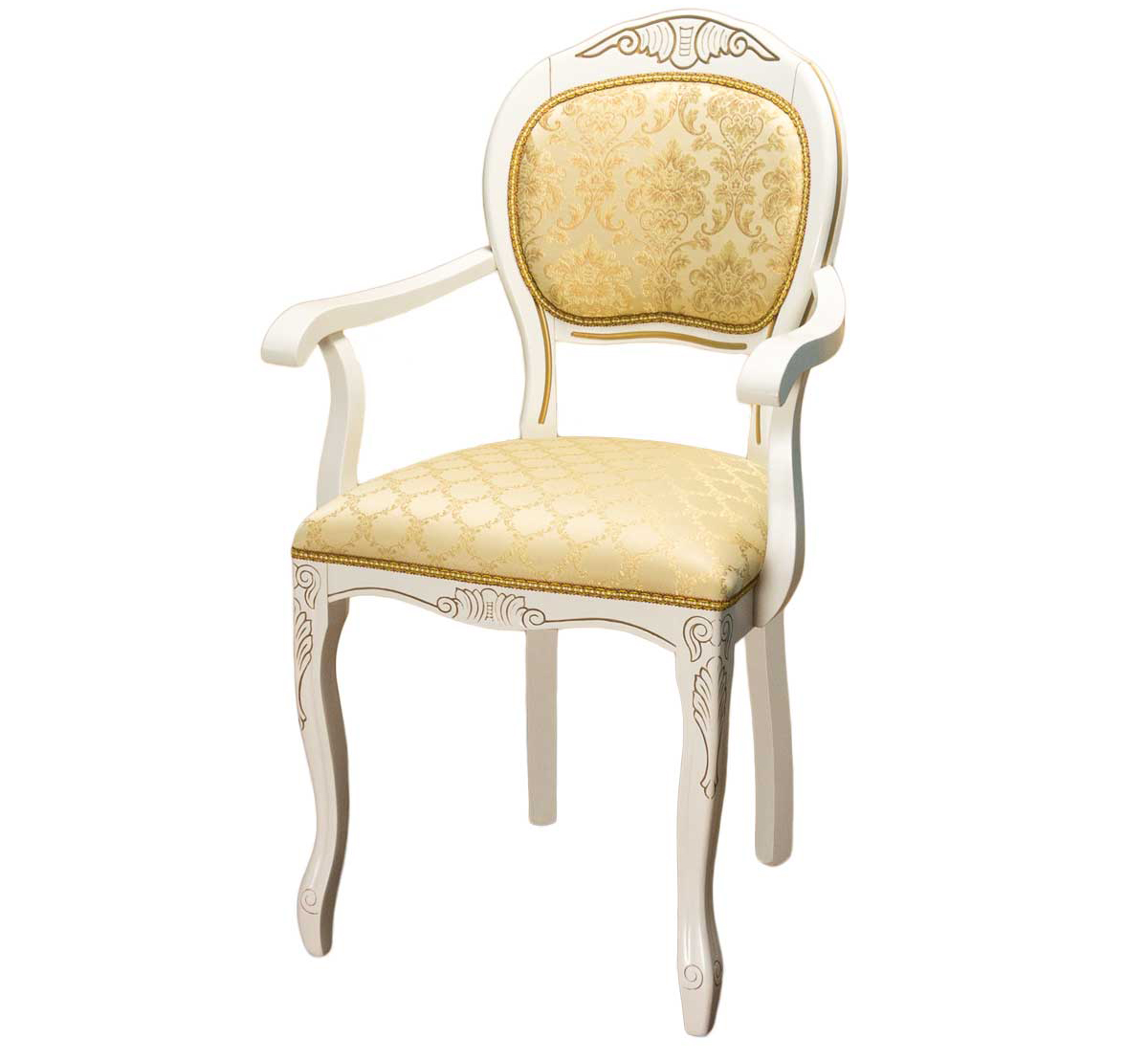 Кресло Лауро патина золото (арт. М3355)