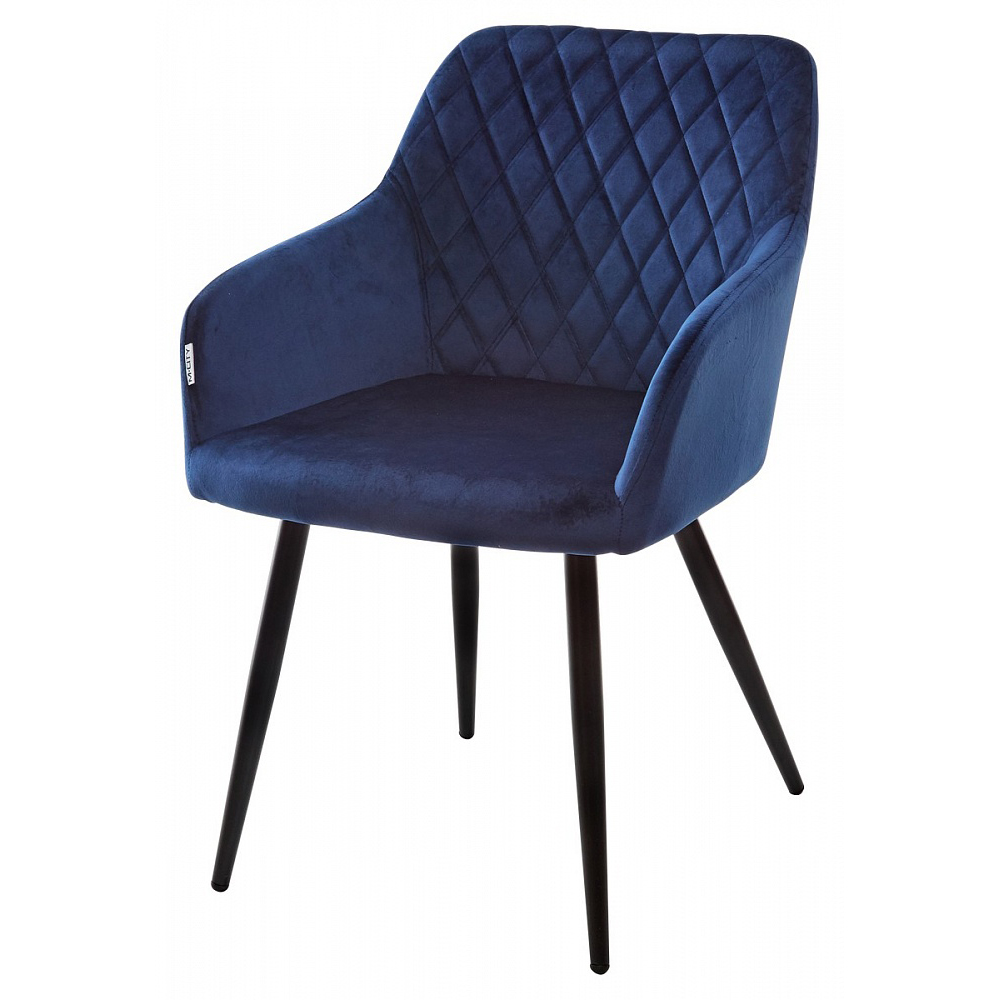 Кресло синего цвета, обивка — велюр (арт. М3458)