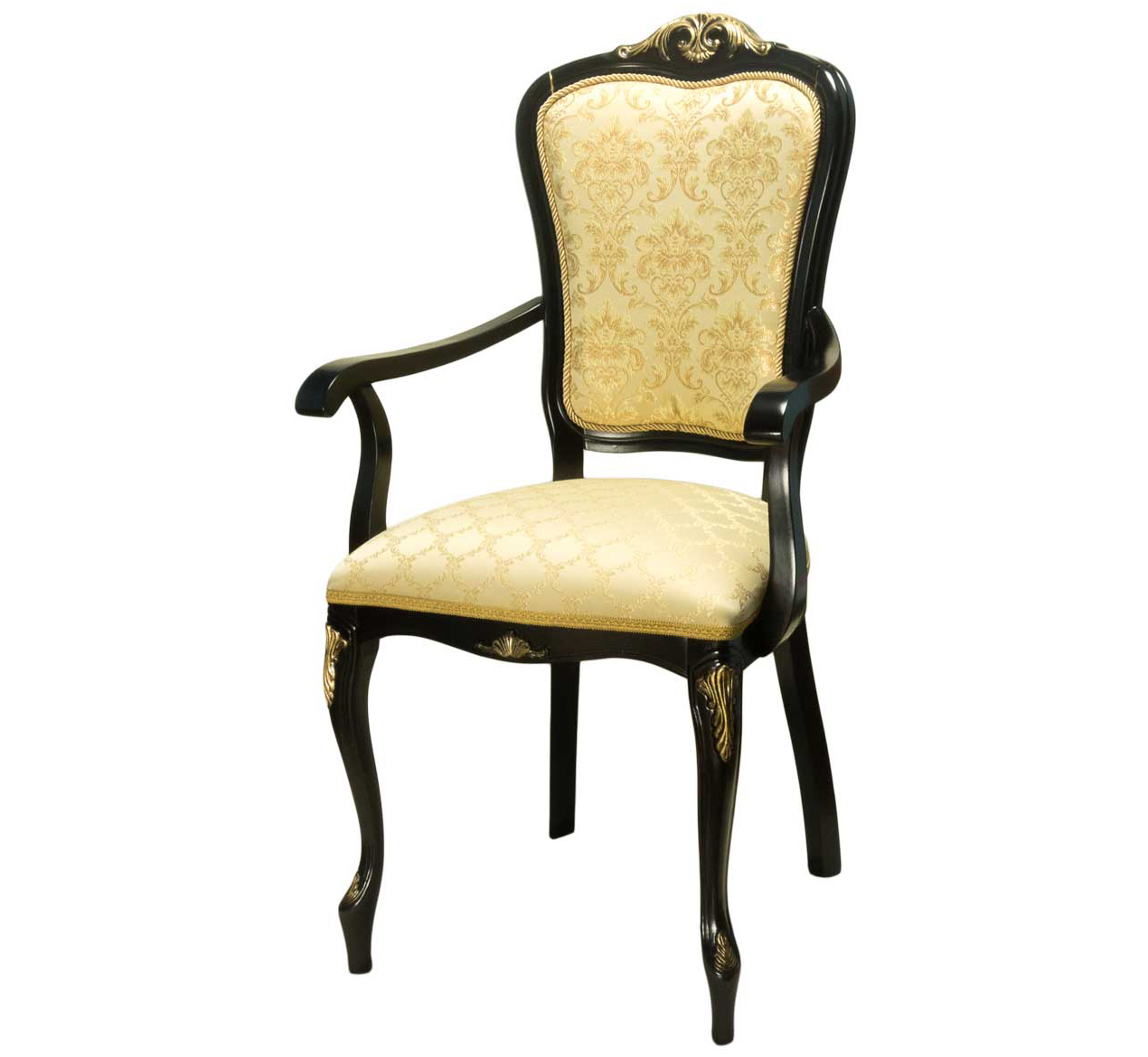 Кресло С-20 стул с подлокотниками деревянный (арт. М3358)