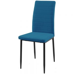 Кухонный стул синий велюр М3616