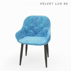 Мягкий голубой стул для кухни М3401