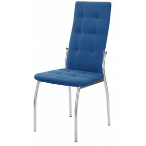 Недорогой металлический стул с мягким сиденьем и спинкой М3618