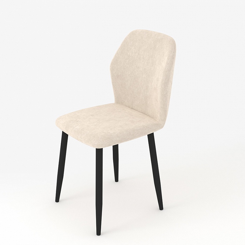 Стильный бежевый стул для кухни, ткань вельвет (арт. М3391)