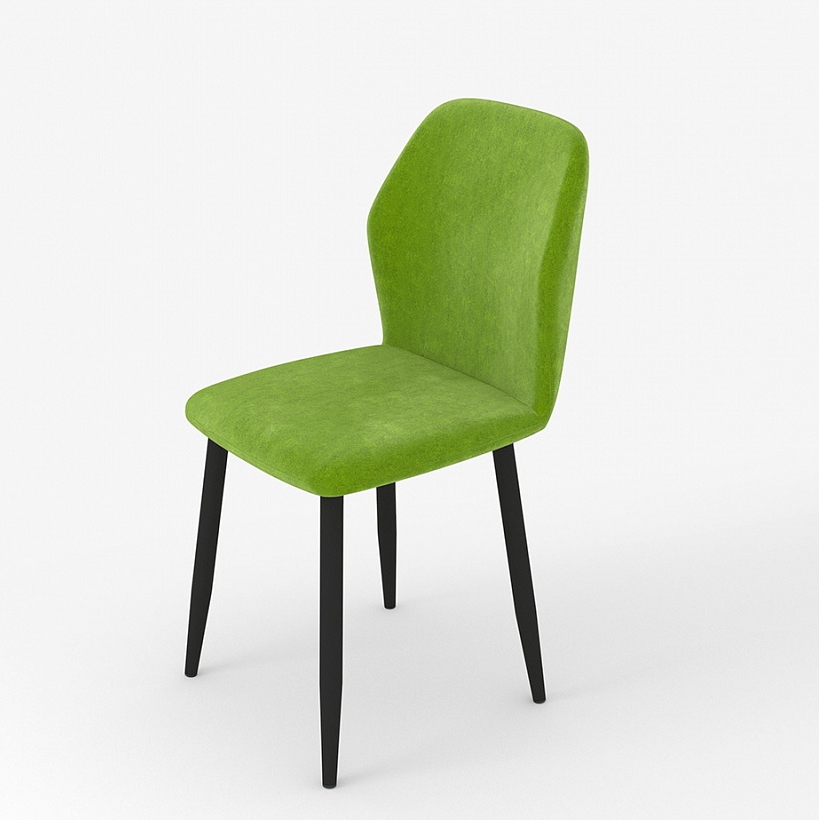 Стильный стул для кухни, зеленая ткань вельвет (арт. М3387)