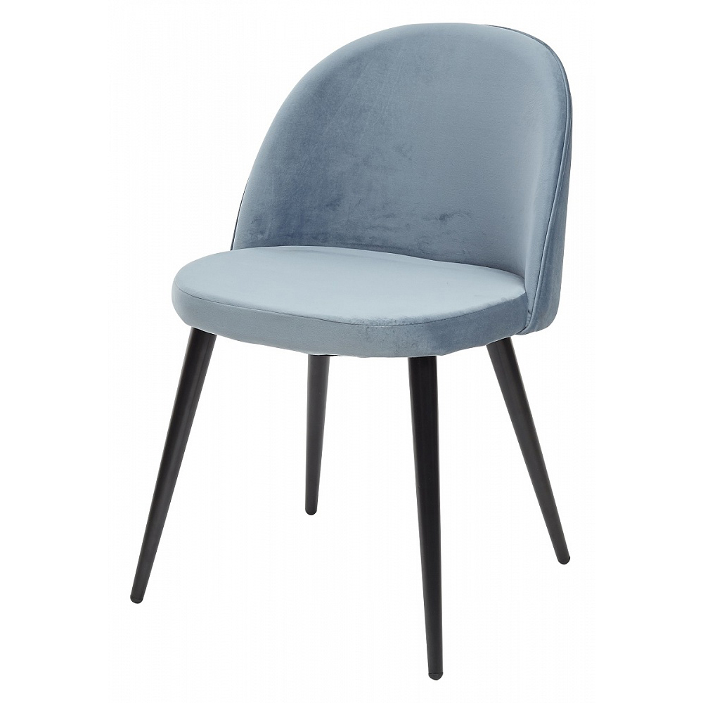 Синий стул для кухни на металлическом каркасе (арт. М3455)