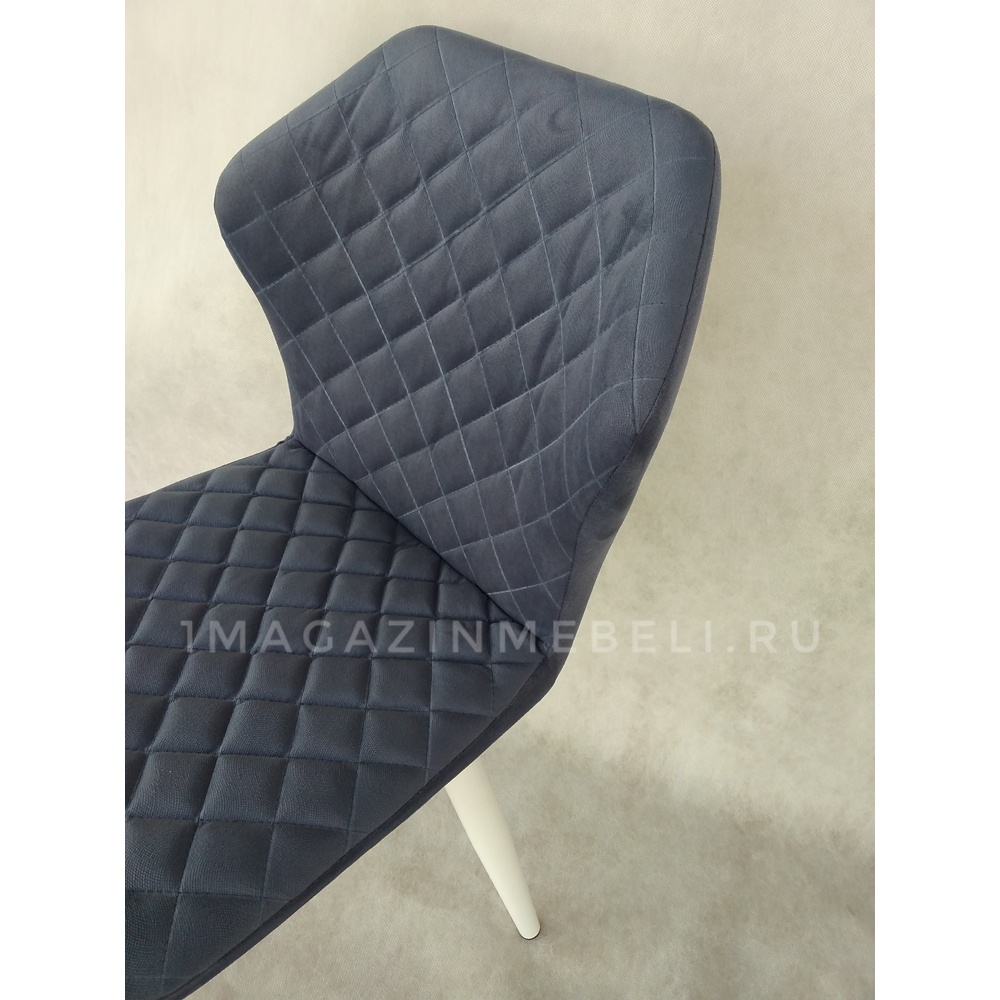 Синий стул для кухни, микрофибра (арт. М3499)