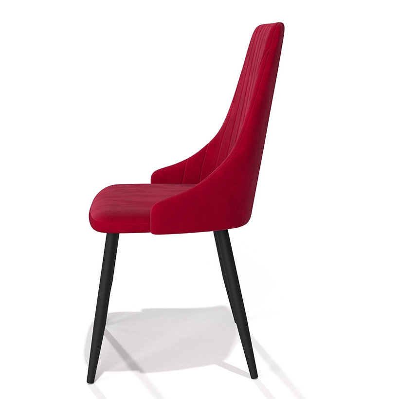 Эффектный яркий красный стул для кухни (арт. М3396)