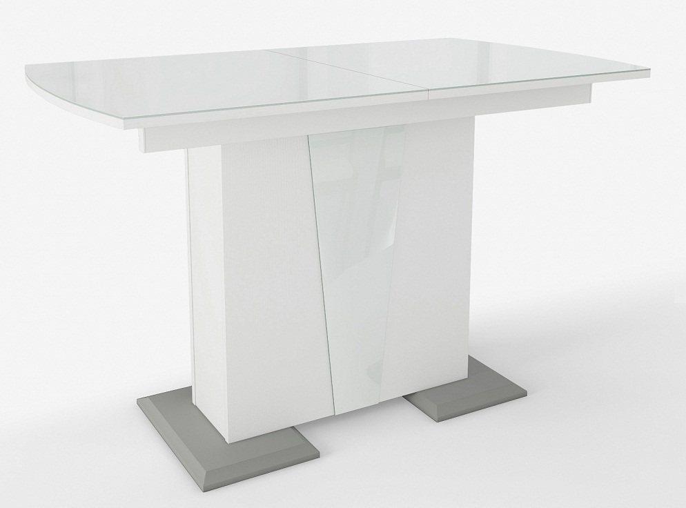 Белый стол на одной ножке (арт. М4445)