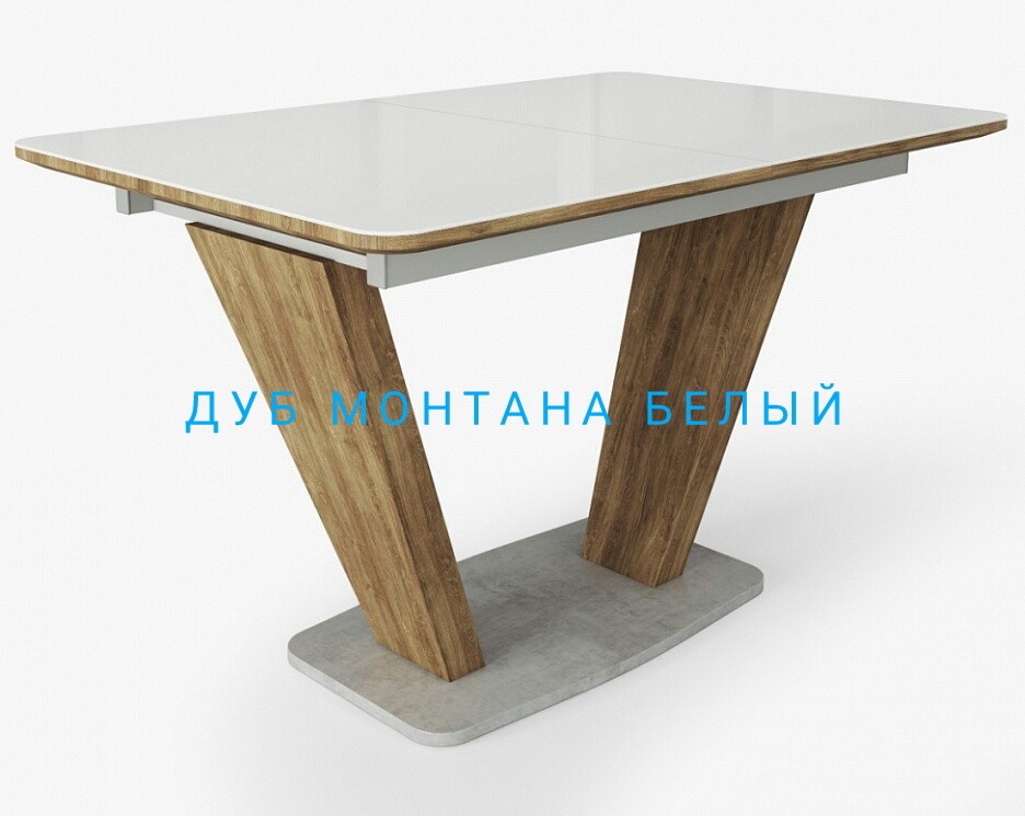 Стеклянный кухонный стол в современном стиле 120 см. (арт. М4387)
