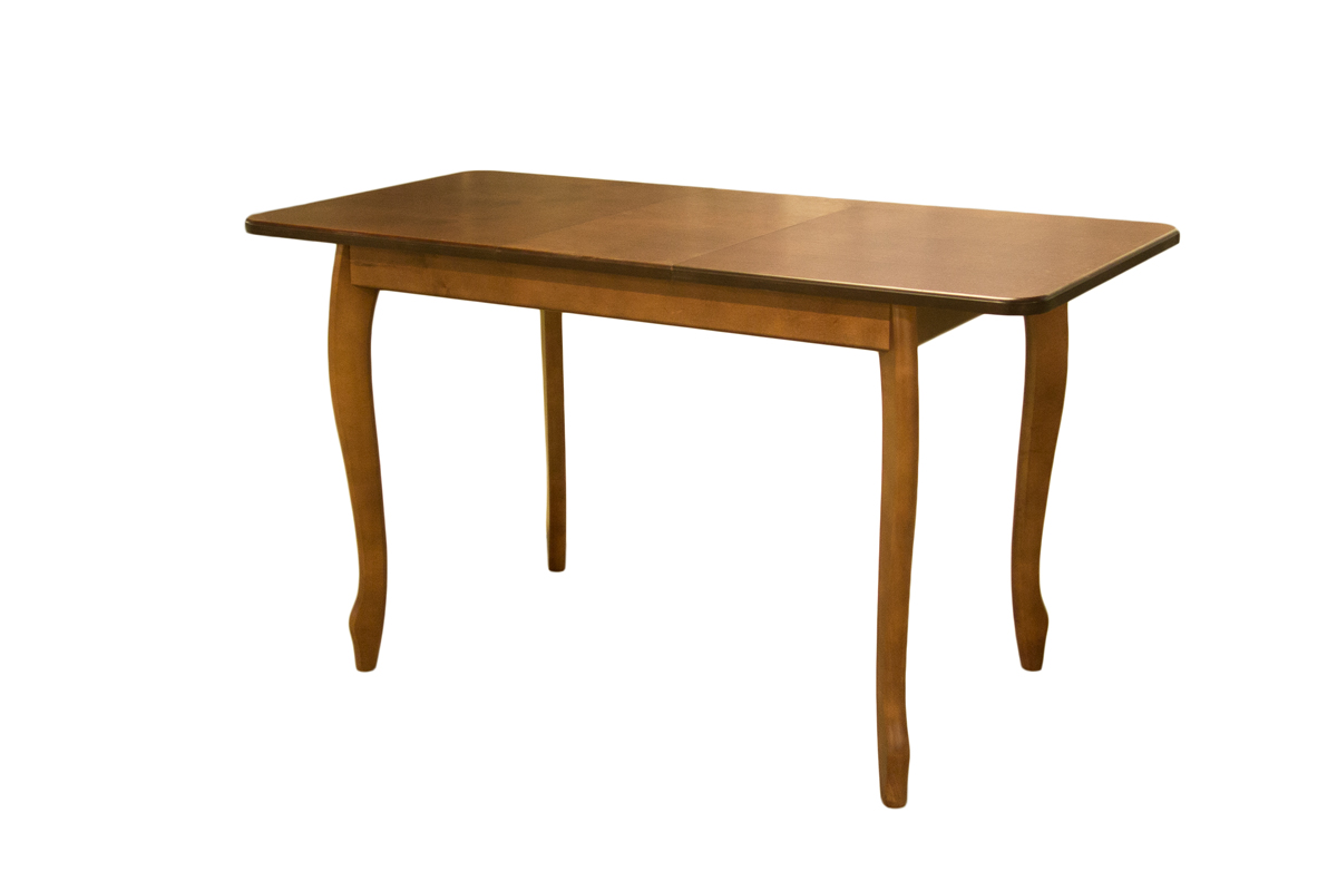 Обеденный стол из дерева, цвет орех, раскладной (арт. М4102)