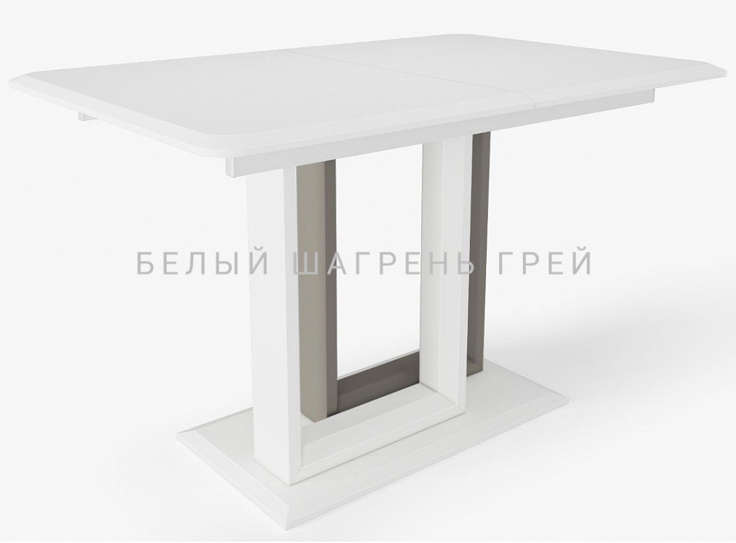 Стол обеденный раздвижной белый, в современном стиле (арт. М4438)