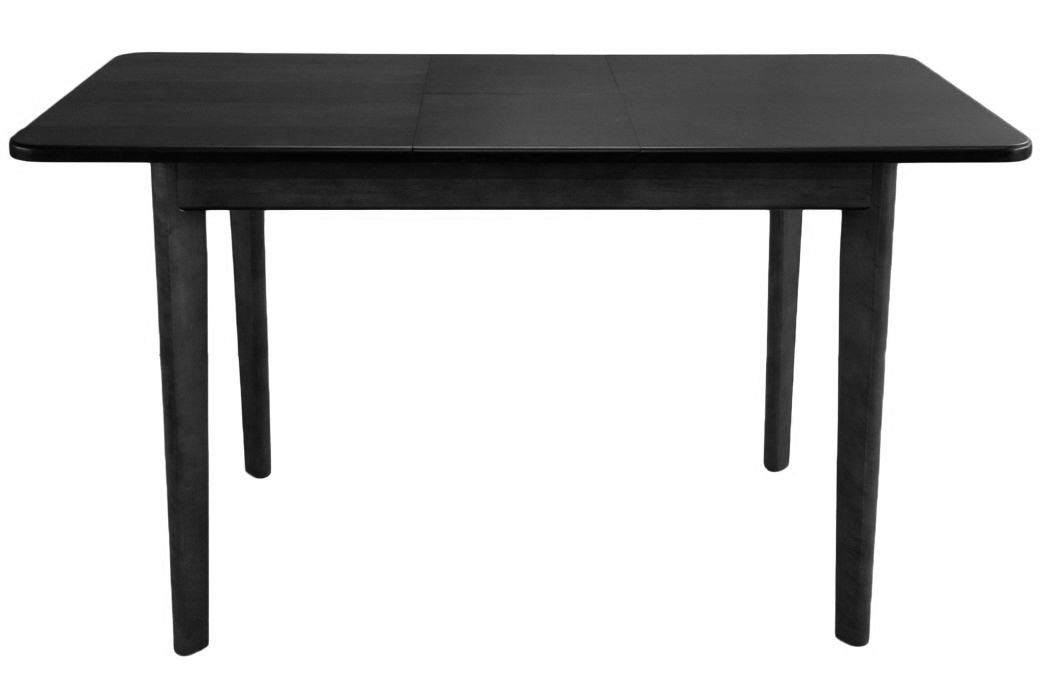 Стол деревянный черный, 108 см. раздвижной (арт. М4410)