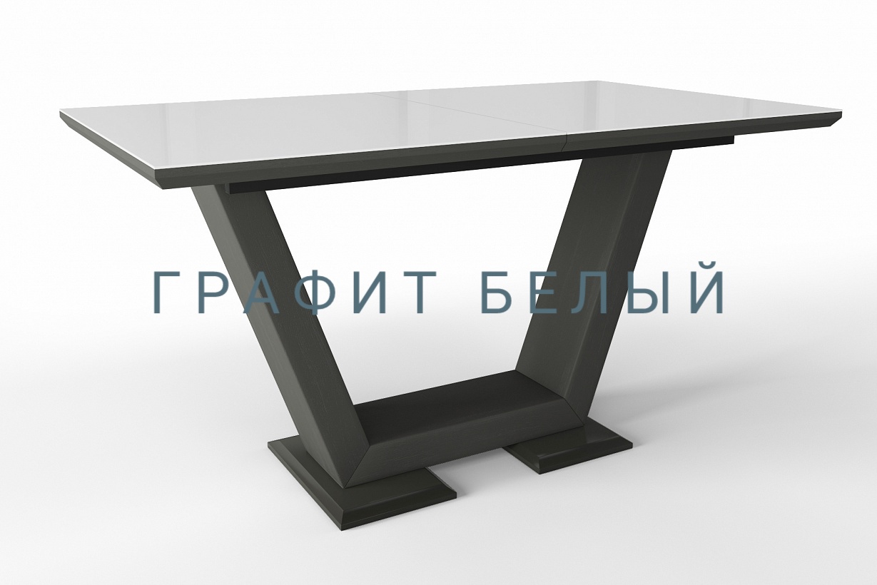 Современный обеденный стол 140-180 см. раздвижной (арт. М4379)