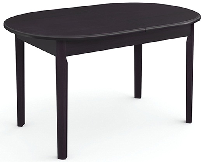 Крепкий стол для кухни венге овальный раздвижной 120-160 см. (арт. М4288)