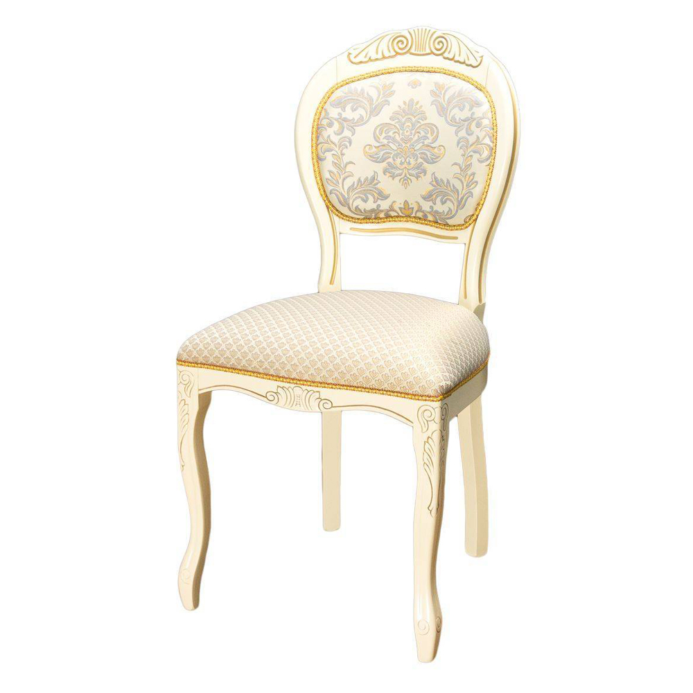 Белый классический стул деревянный (арт. М3575)