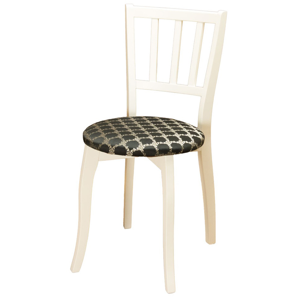 Деревянный стул с круглым мягким сиденьем (арт. М3564)