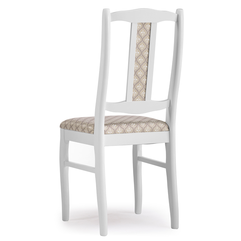 Деревянный стул Киприан берёза, белая эмаль (арт. М3648)
