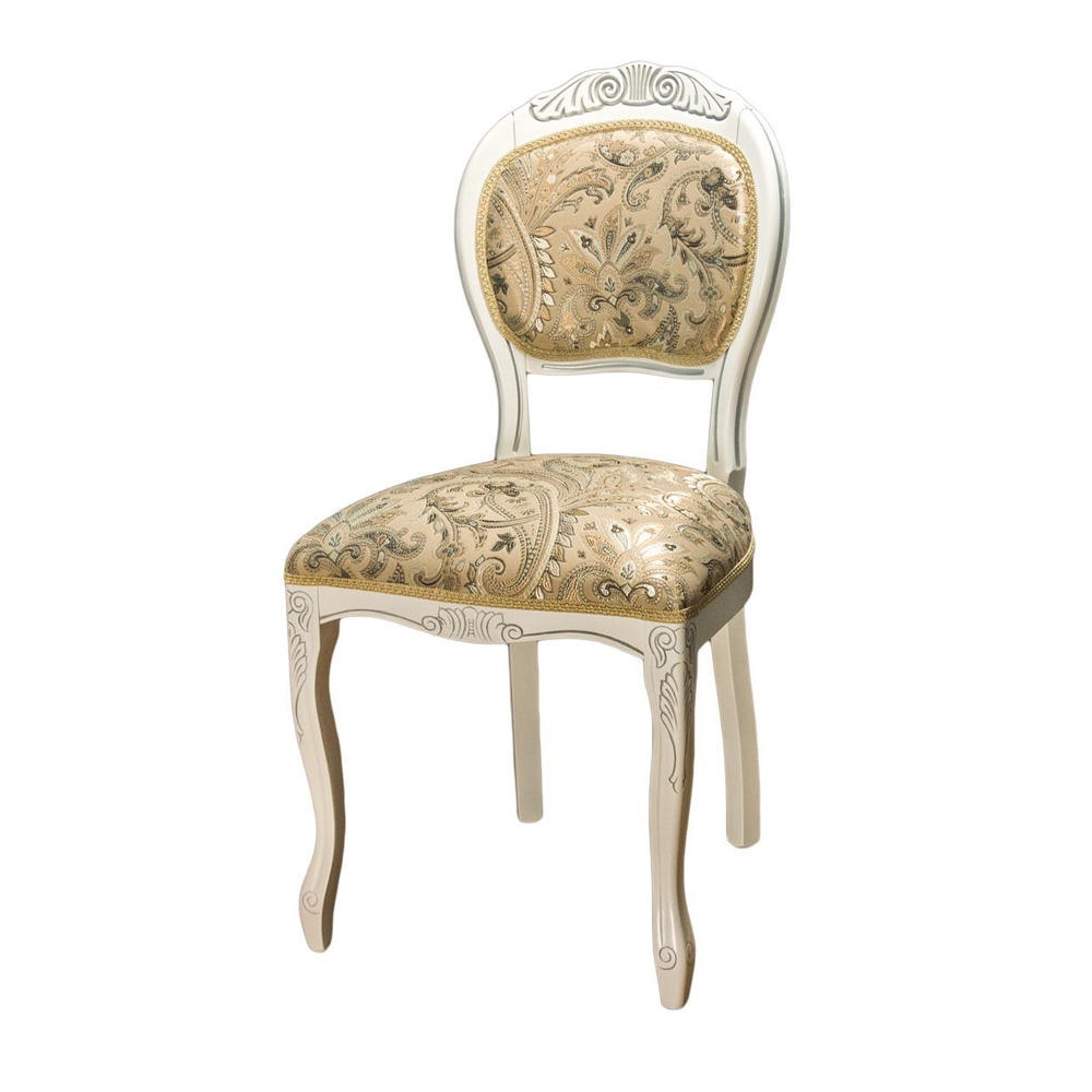 Деревянный стул темный орех ткань (арт. М3577)