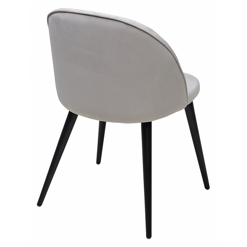 Мягкие стулья для гостиной, велюр серый (арт. М3451)