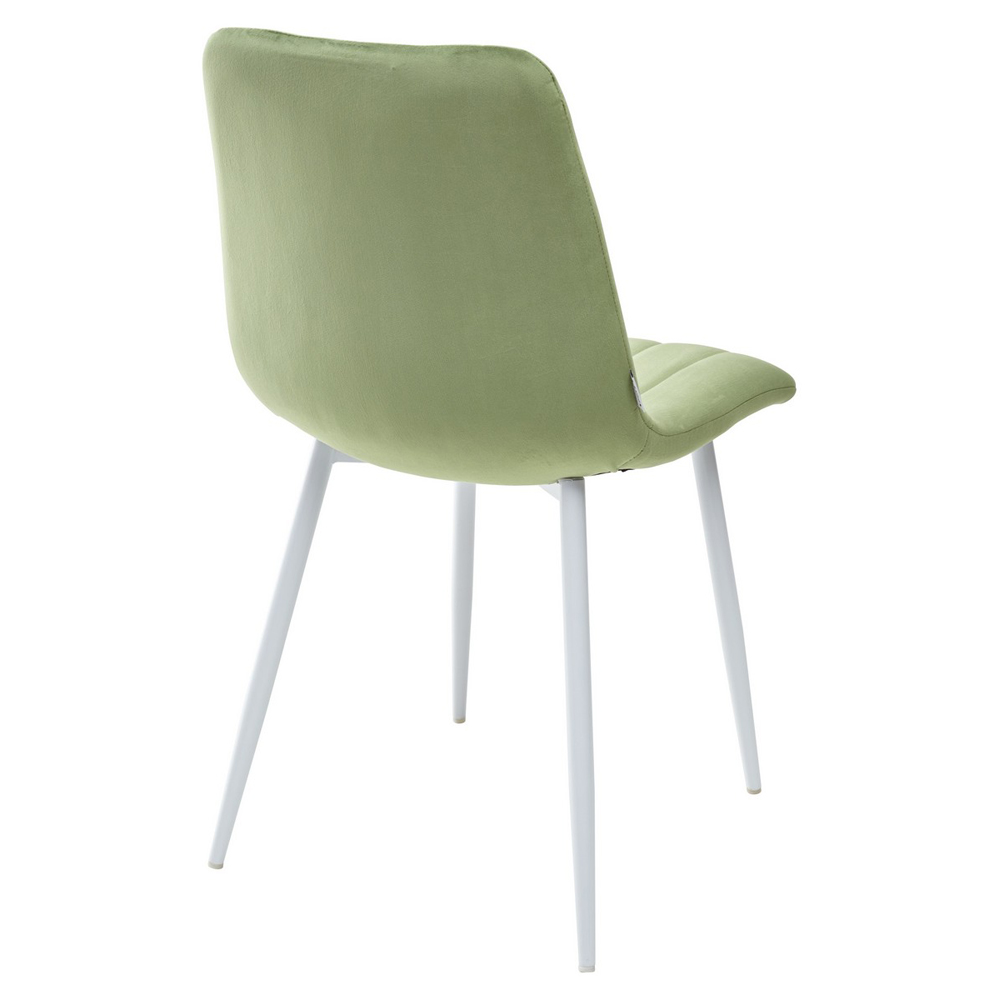 Оливковый стул для кухни на белых ножках (арт. М3536)