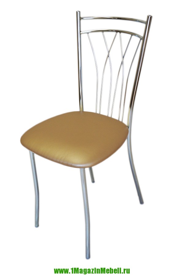 Обеденные стулья металлические, перламутровые (арт. М3167)