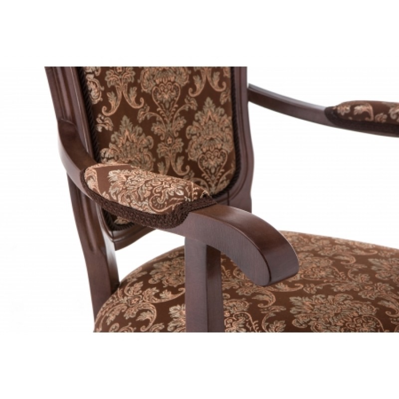 Кресло Руджеро с мягкими подлокотниками орех шоколад (арт. М3361)