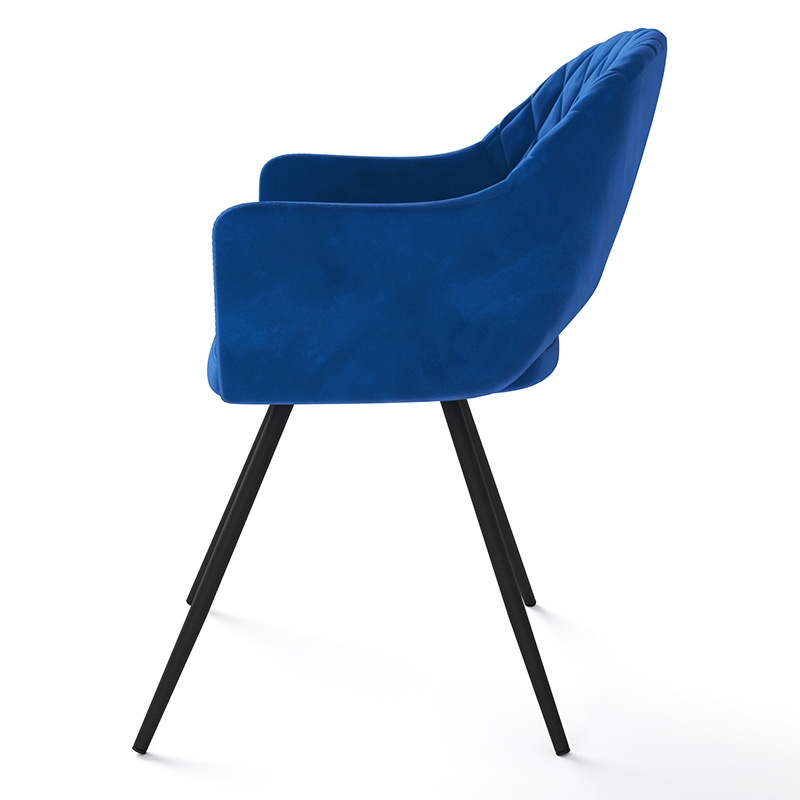 Яркий стул синего цвета для кухни (арт. М3377)