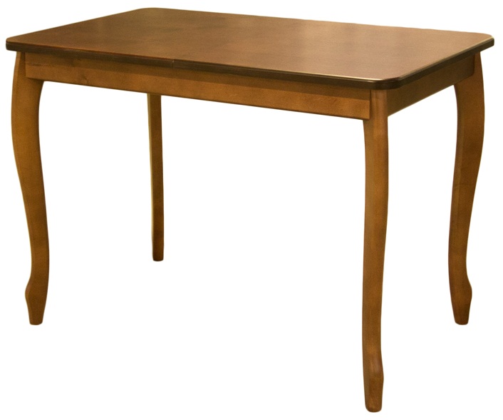 Обеденный стол из дерева, цвет орех, раскладной (арт. М4102)